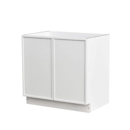 White Shaker Base Cabinet 2-Doors