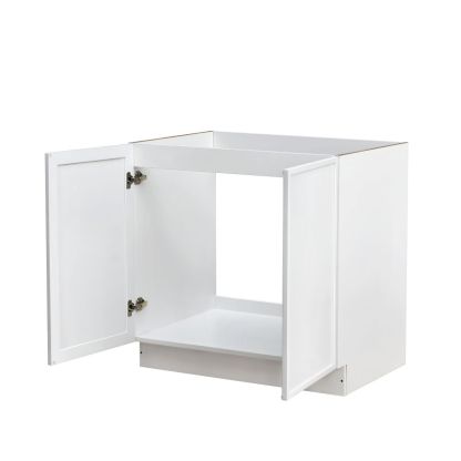 White Shaker Base Cabinet 2-Doors