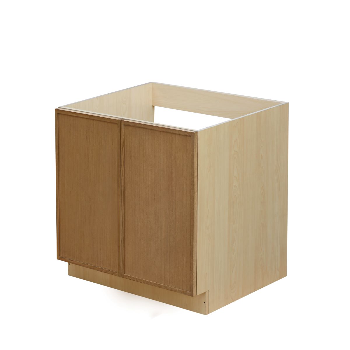 Natual Box Oak Slim - 36"W Full-Height Door Base Cabinet 2-Doors