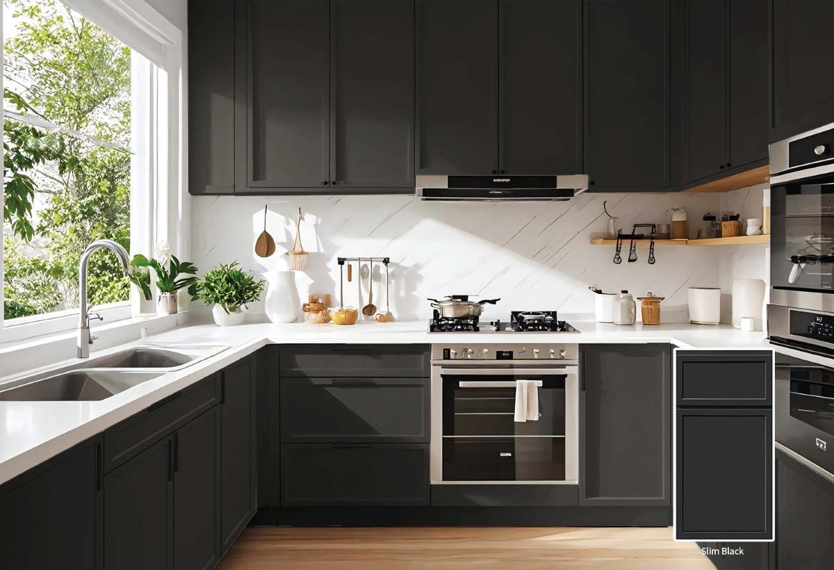 FRANCO COLLECTION SLIM BLACK (Framed)