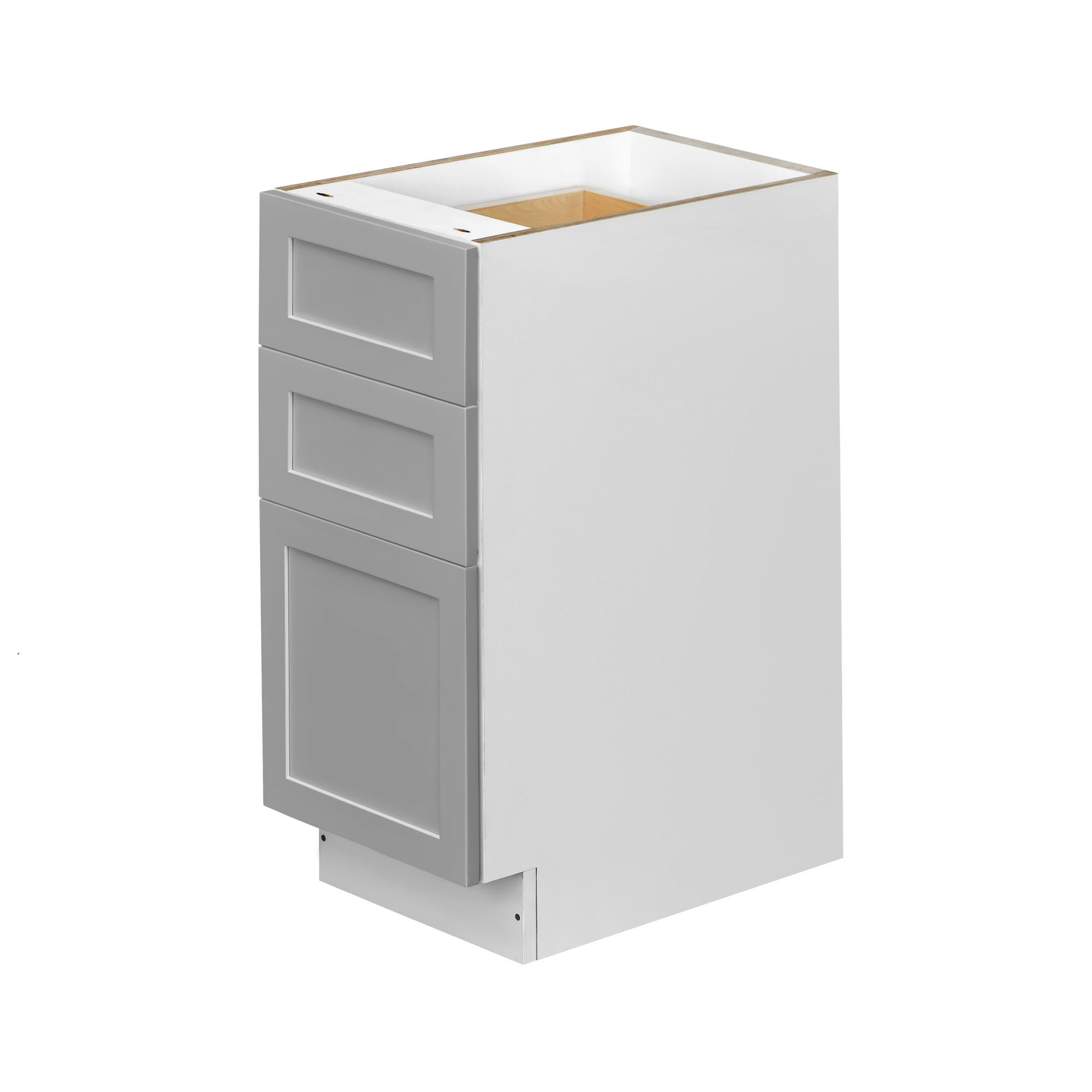 Mallroca Dolphin Gray Shaker - 12"W Drawer Base Cabinet