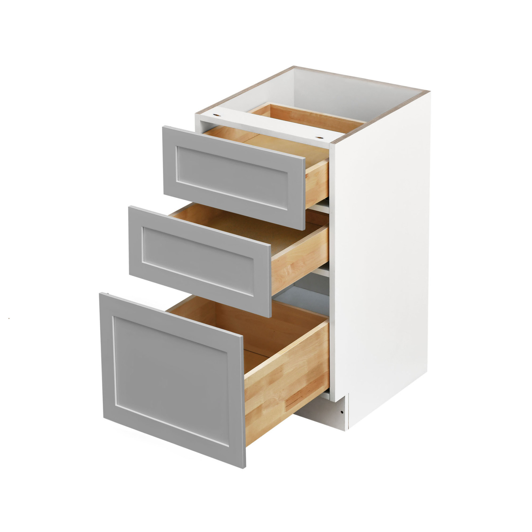 Mallroca Dolphin Gray Shaker - 12"W Drawer Base Cabinet