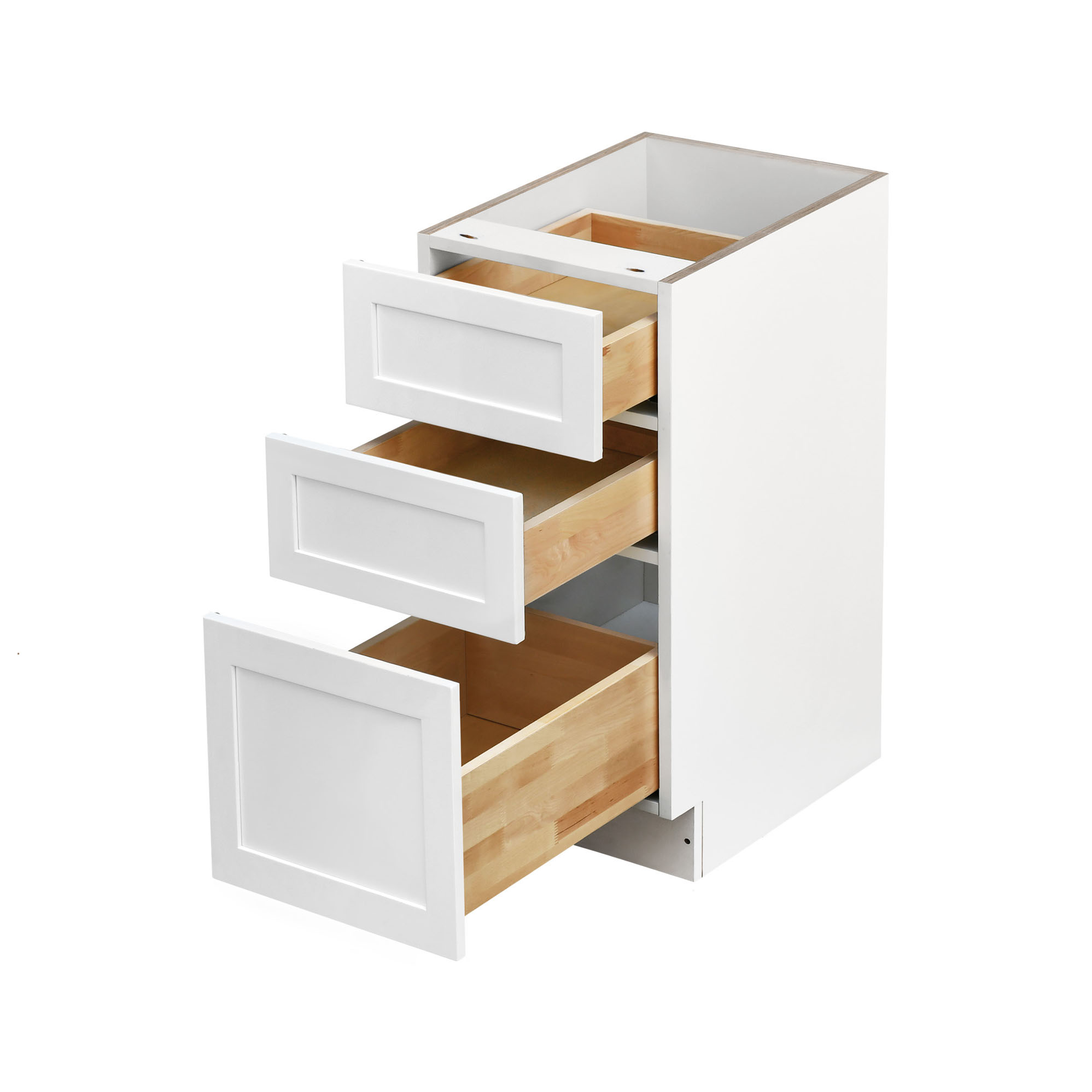 Mallorca White Shaker - 12"W Drawer Base Cabinet