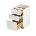 Shady Slim White Shaker - 15"W Drawer Base Cabinet