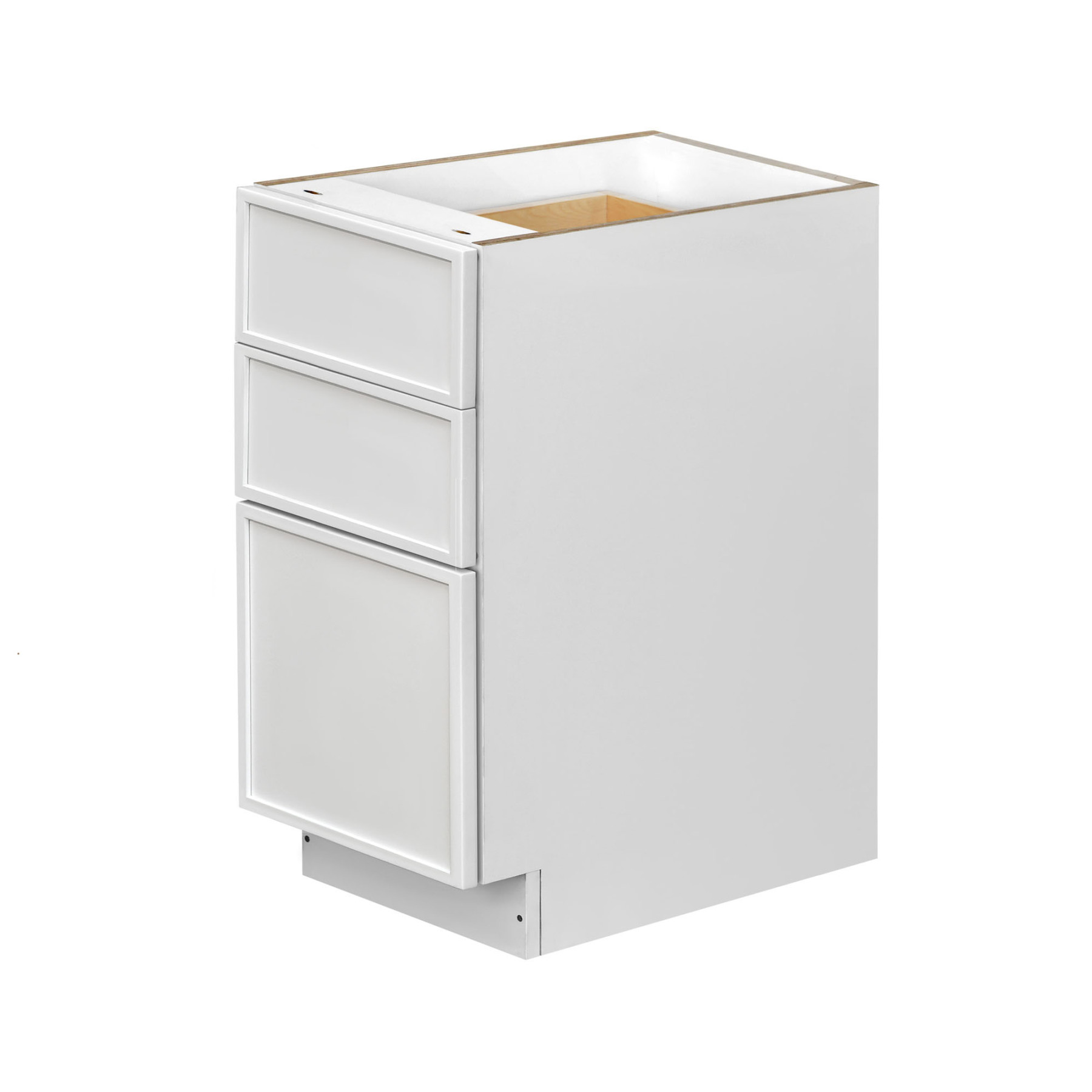 Shady Slim White Shaker - 15"W Drawer Base Cabinet