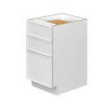 Shady Slim White Shaker - 18"W Drawer Base Cabinet