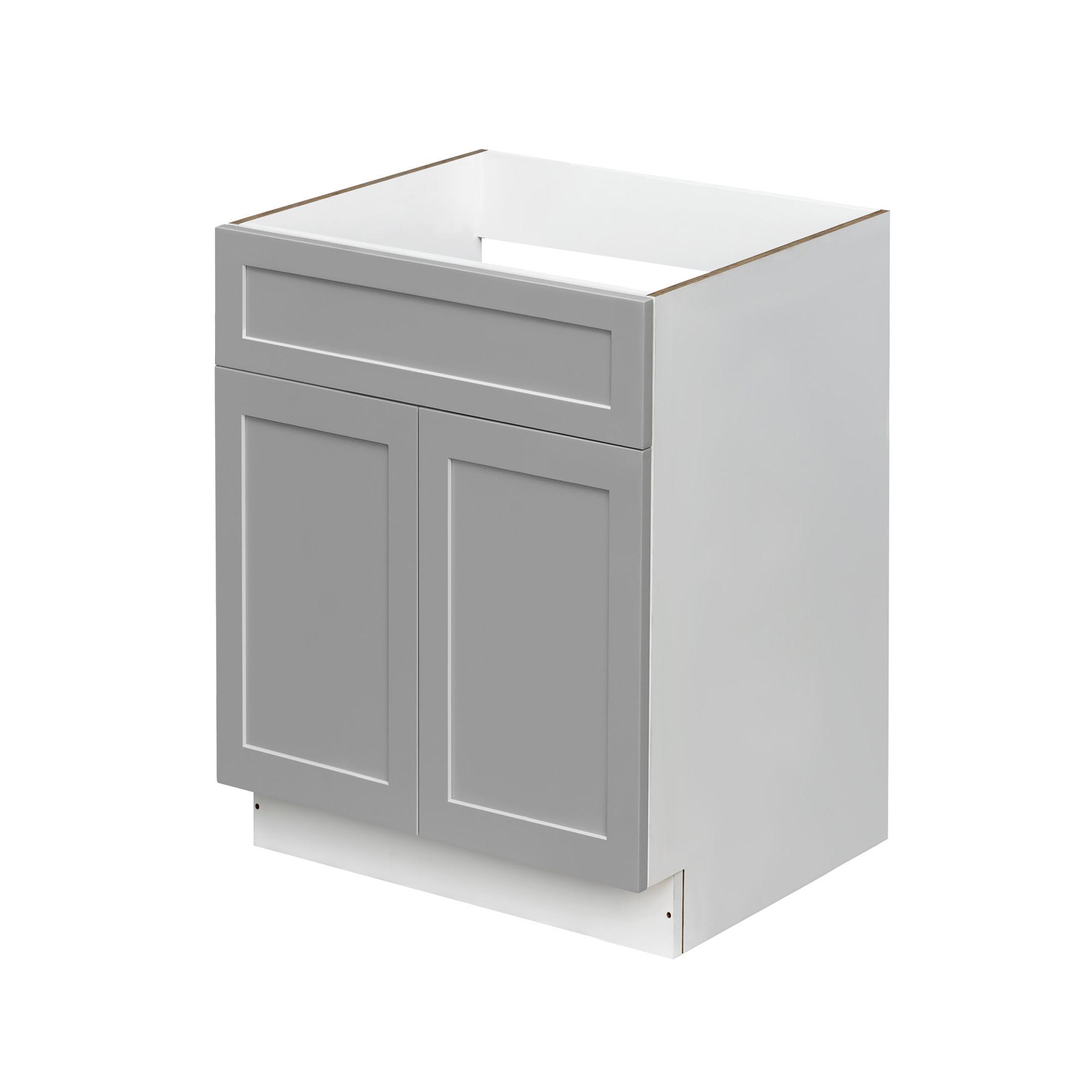 Mallorca Dolphin Gray Shaker - 24"W Standard Base Cabinet