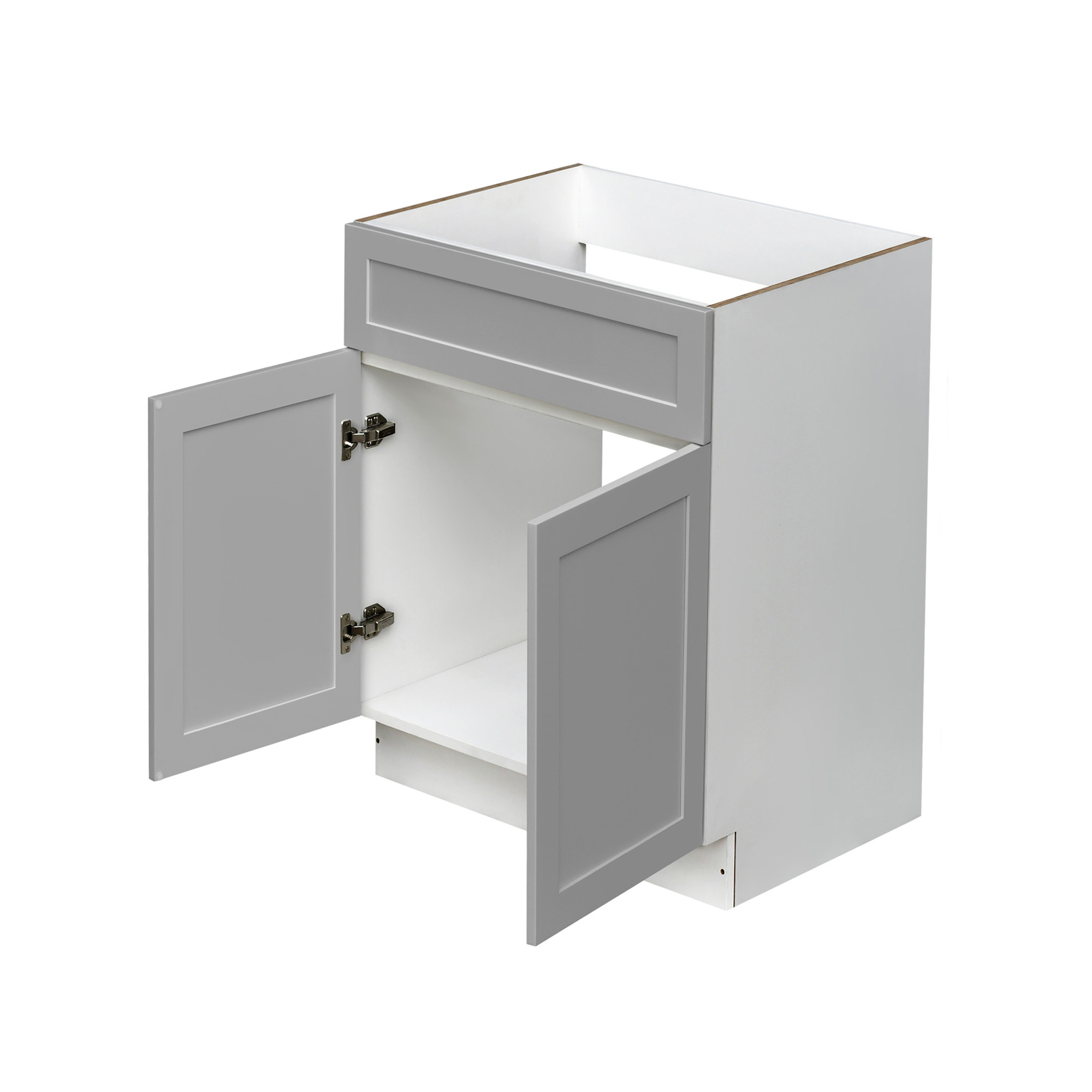 Mallorca Dolphin Gray Shaker - 24"W Standard Base Cabinet