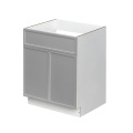 Shady Gray Slim Shaker - 24"W Standard Base Cabinet