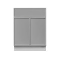 Shady Gray Slim Shaker - 24"W Standard Base Cabinet