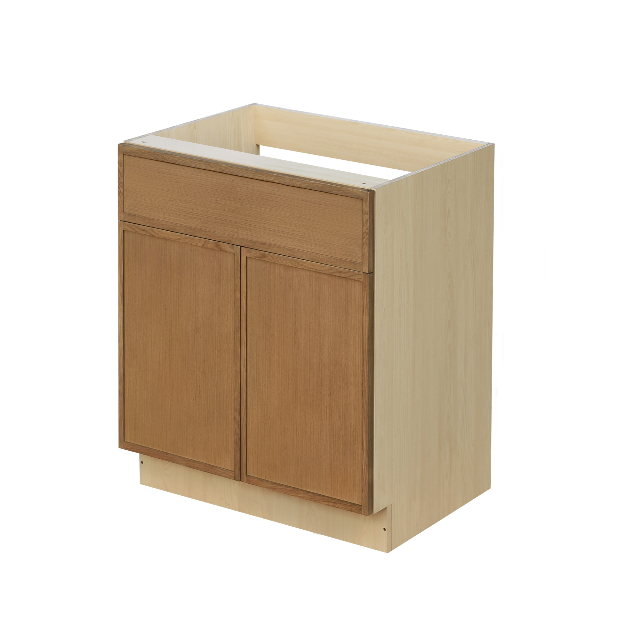 Shady Slim Oak Shaker - 24"W Standard Base Cabinet