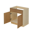 Shady Slim Oak Shaker - 24"W Standard Base Cabinet