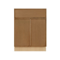 Shady Slim Oak Shaker - 24"W Standard Base Cabinet