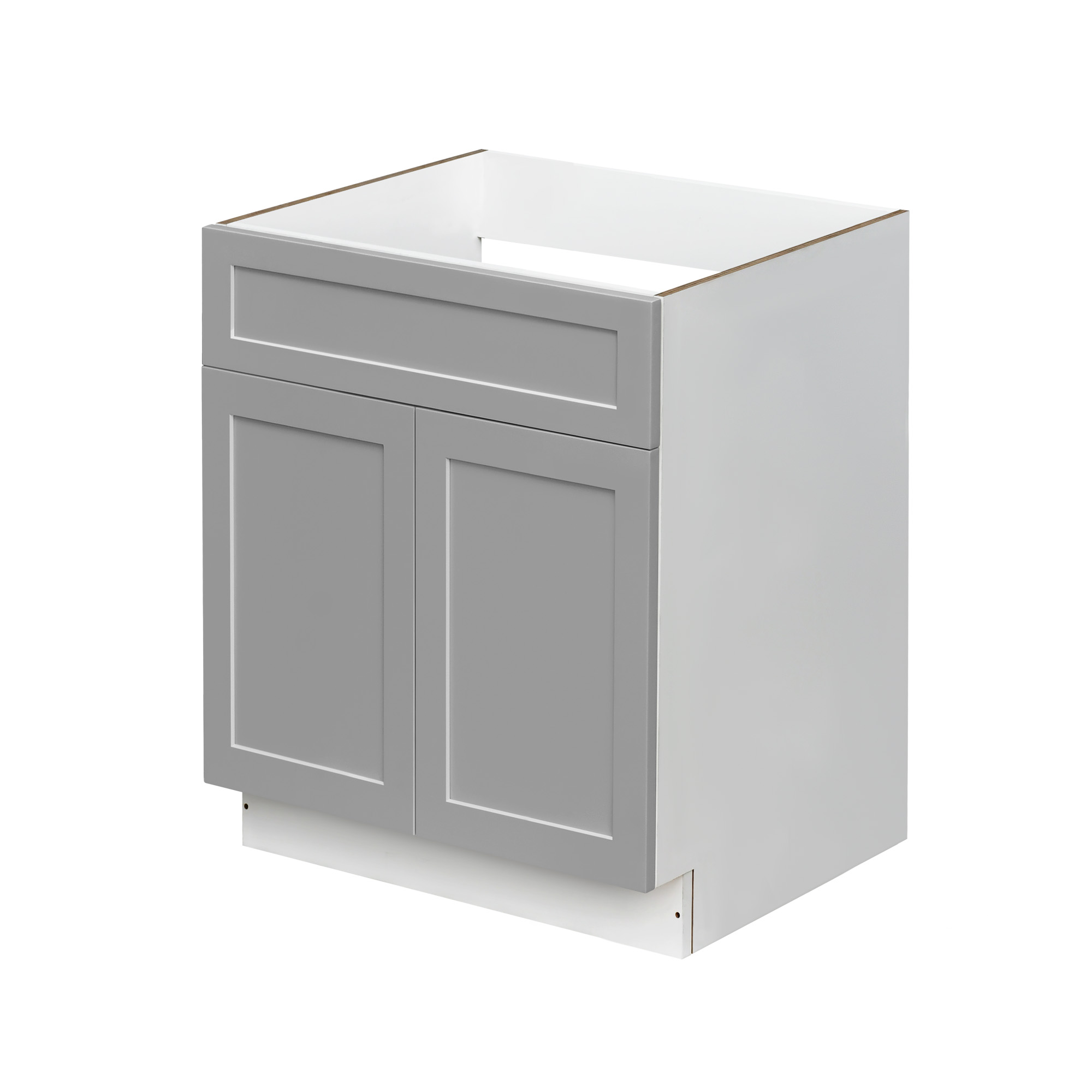 Mallorca Dolphin Gray Shaker - 30"W Standard Base Cabinet