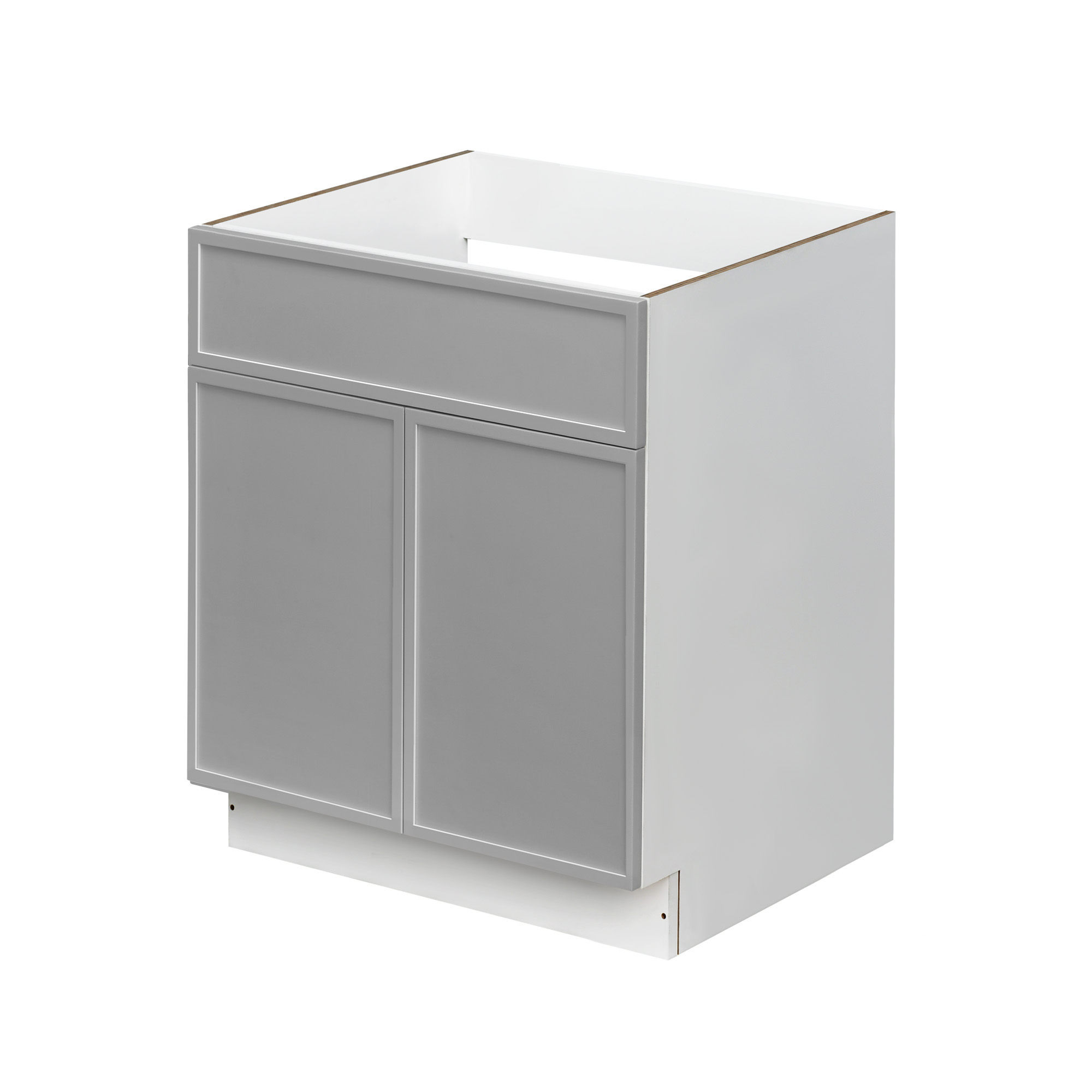 Shady Gray Slim Shaker - 30"W Standard Base Cabinet