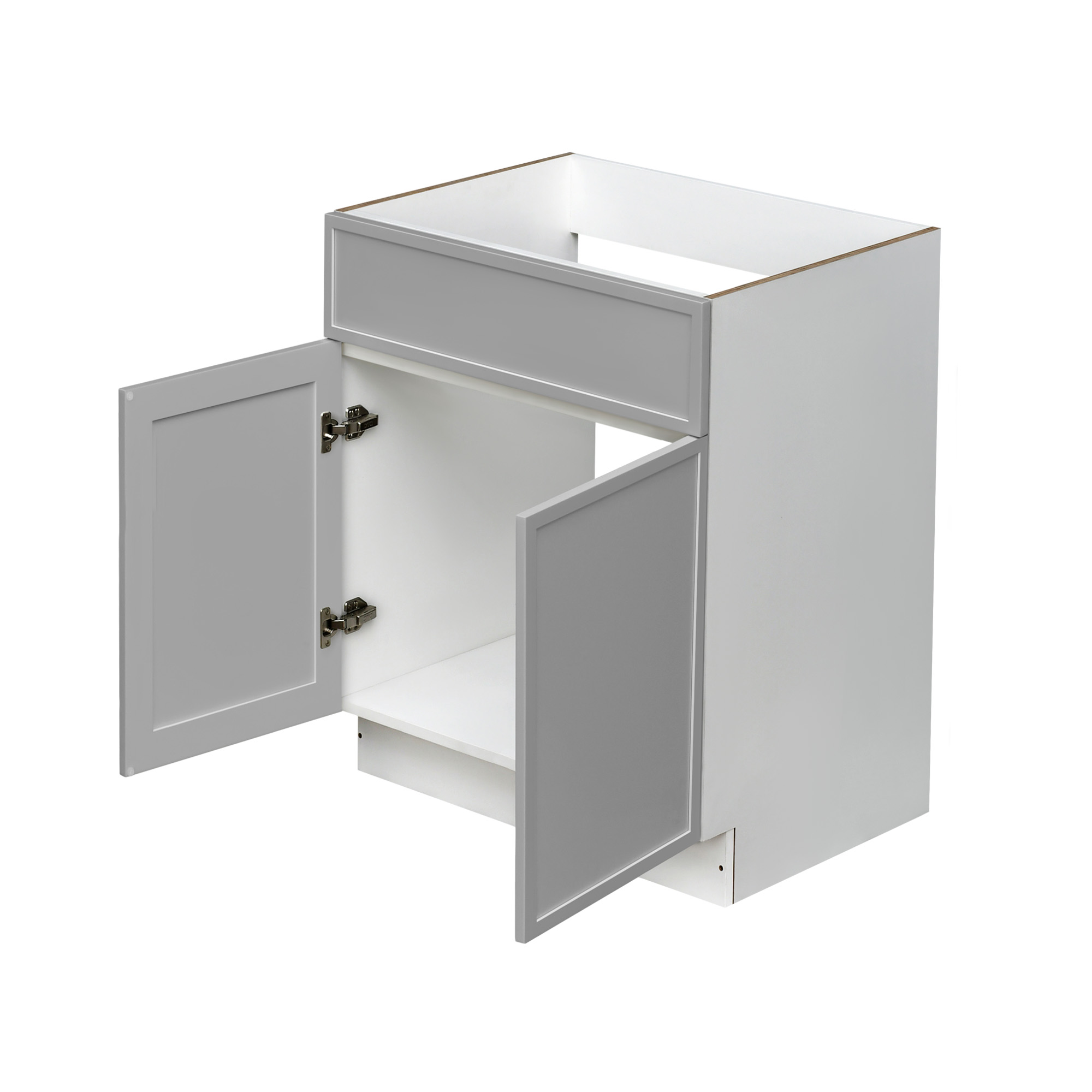 Shady Gray Slim Shaker - 30"W Standard Base Cabinet