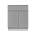 Shady Gray Slim Shaker - 30"W Standard Base Cabinet