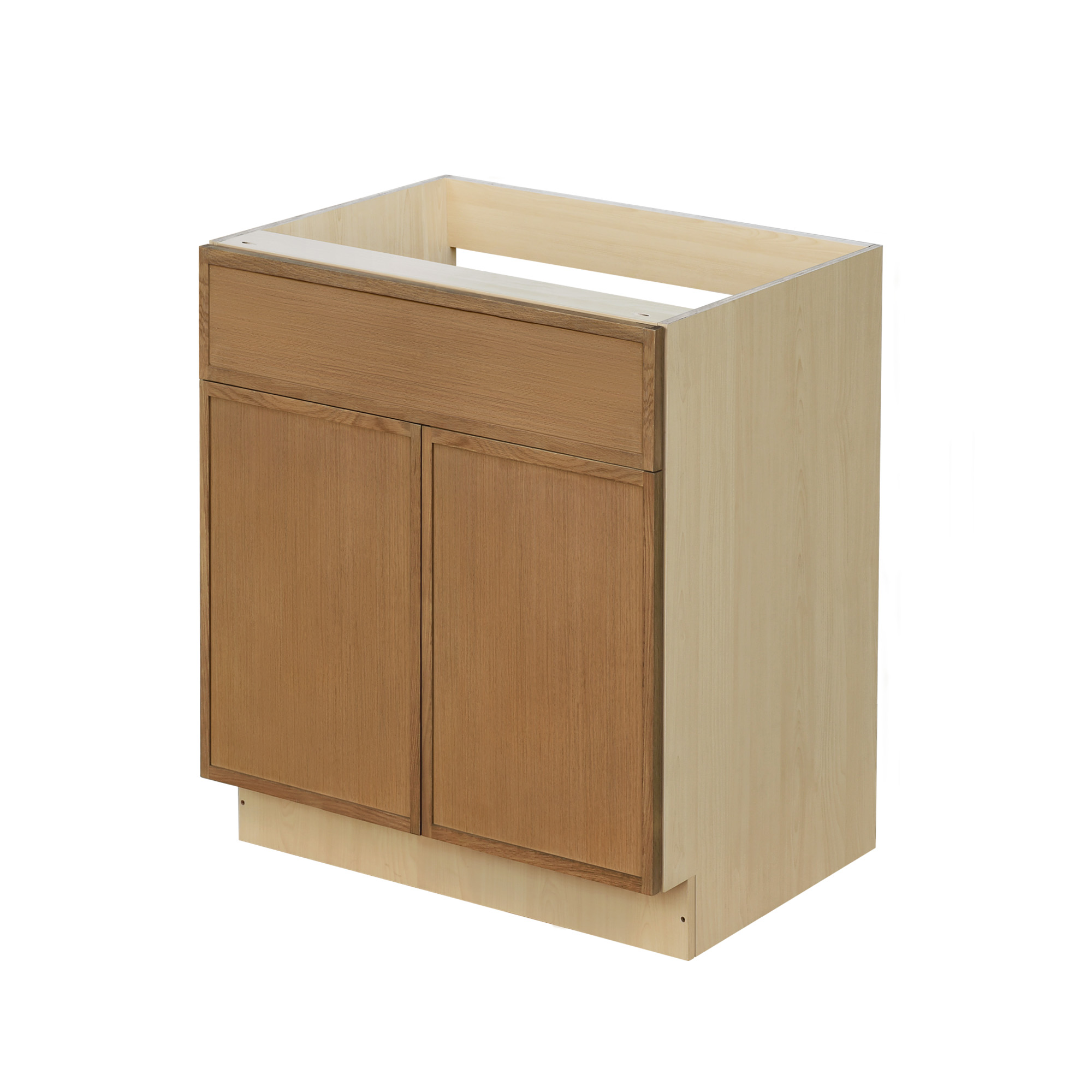 Shady Slim Oak Shaker - 30"W Standard Base Cabinet