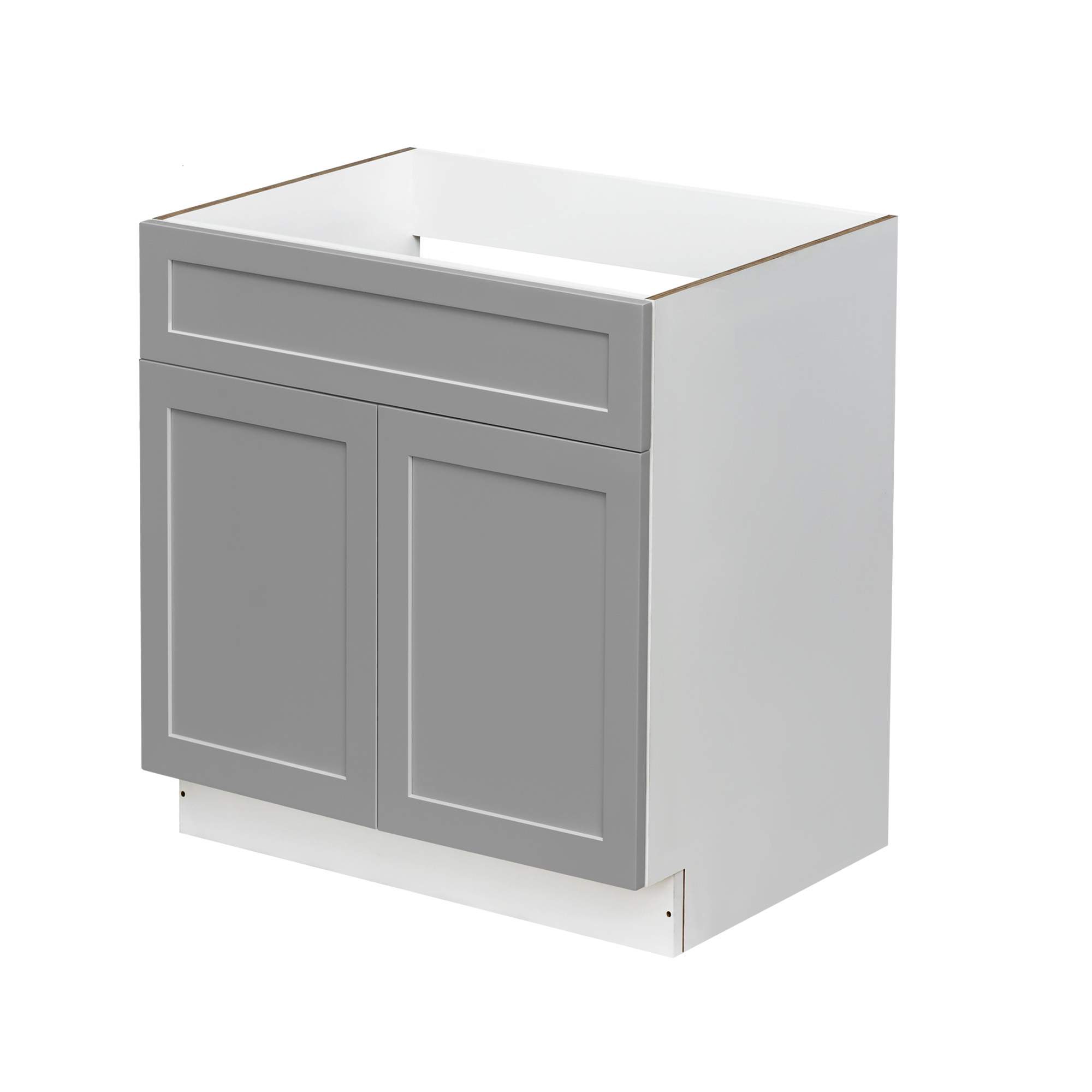 Mallorca Dolphin Gray Shaker - 36"W Standard Base Cabinet