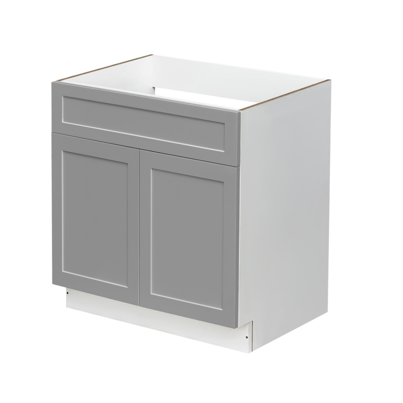 Mallorca Dolphin Gray Shaker - 36"W Standard Base Cabinet