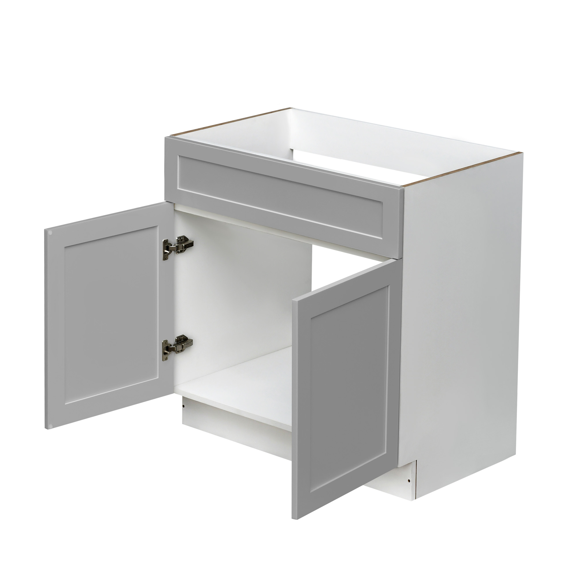 Mallorca Dolphin Gray Shaker - 36"W Standard Base Cabinet