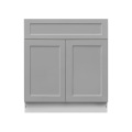 Mallorca Dolphin Gray Shaker - 36"W Standard Base Cabinet