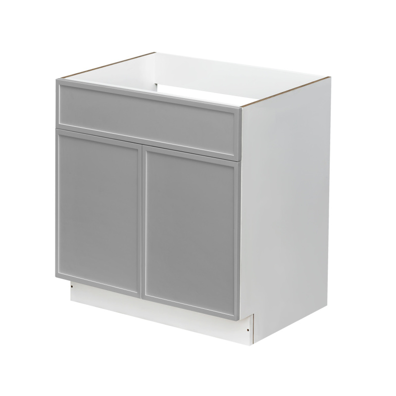 Shady Gray Slim Shaker - 36"W Standard Base Cabinet