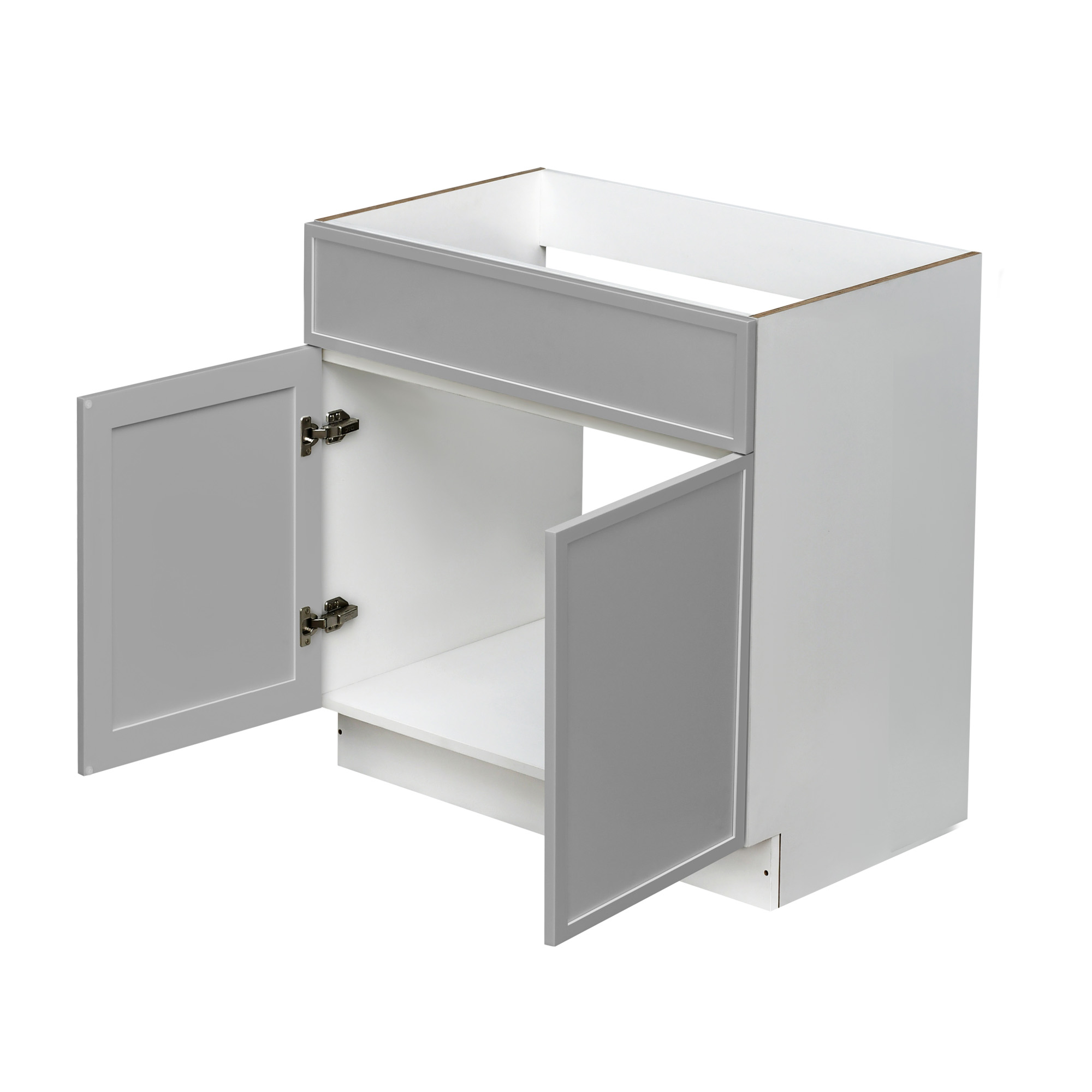Shady Gray Slim Shaker - 36"W Standard Base Cabinet