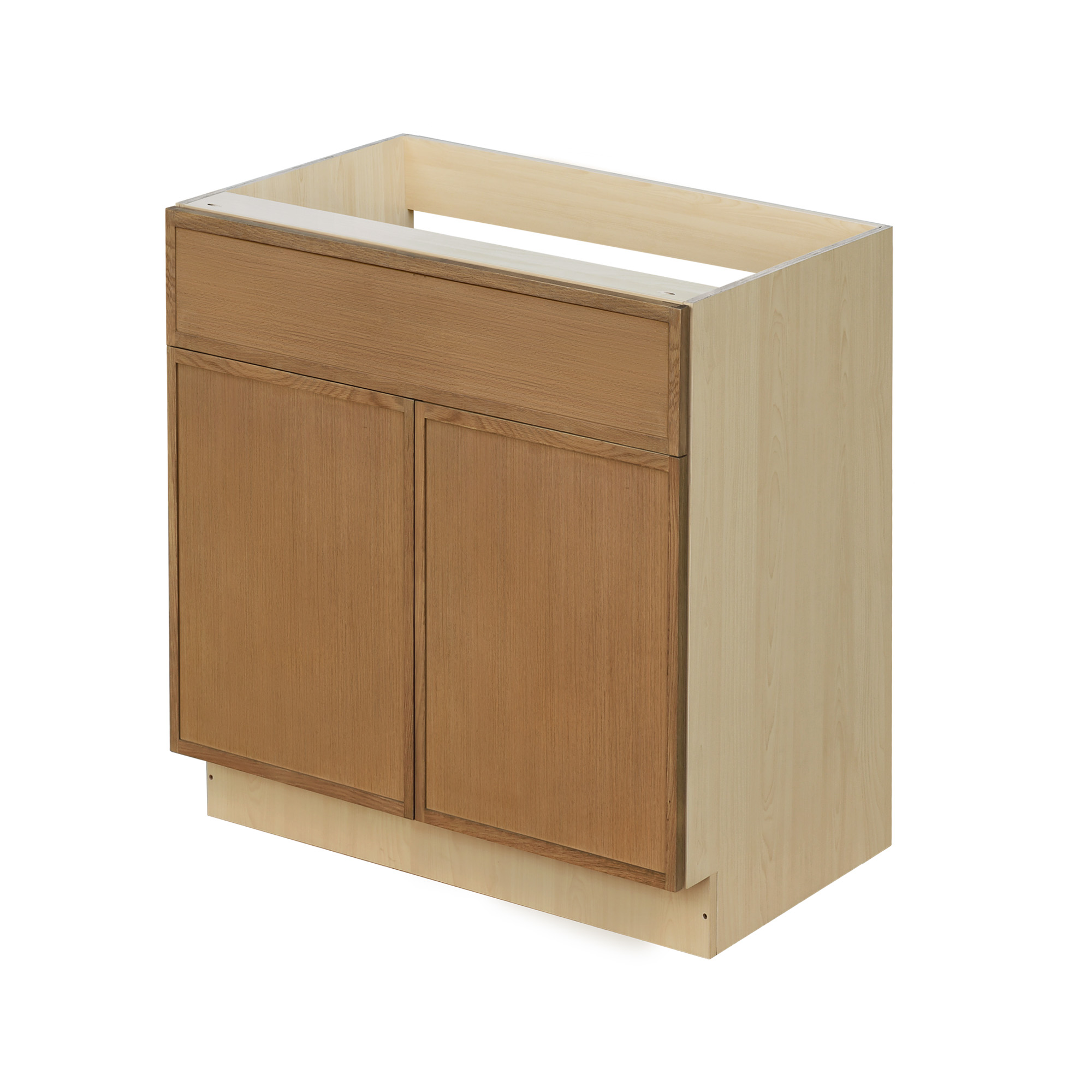 Shady Slim Oak Shaker - 36"W Standard Base Cabinet