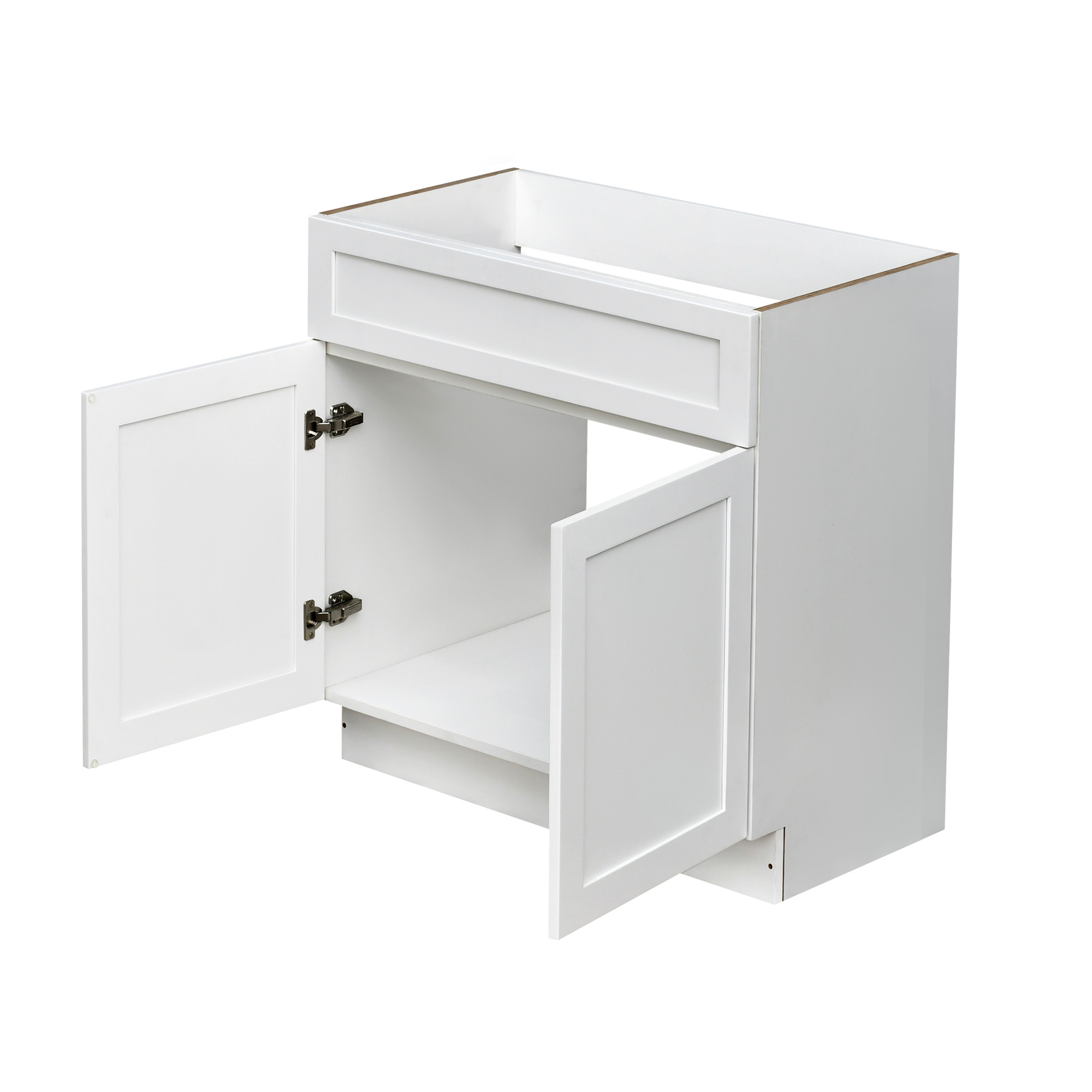 Mallorca White Shaker - 36"W Standard Base Cabinet