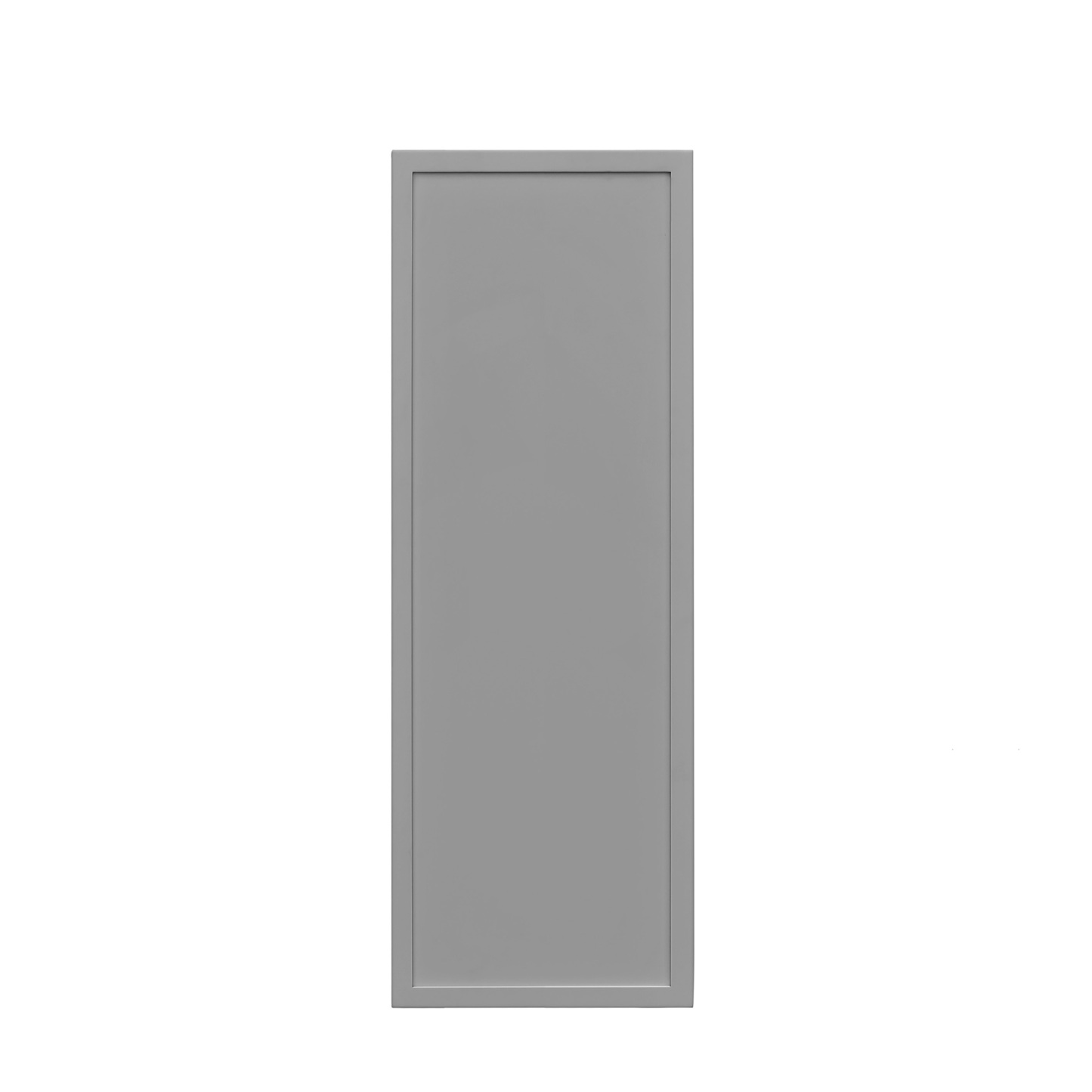 White Box Gray Slim - 9"W × 30"H Standard Wall Cabinet 1-Door 2-Adjustable Shelves