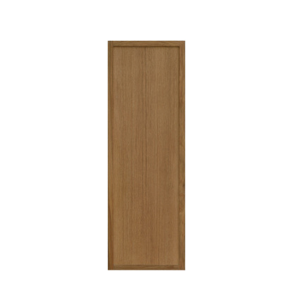 Natural Box Oak Slim - 9"W × 30"H Standard Wall Cabinet 1-Door 2-Adjustable Shelves