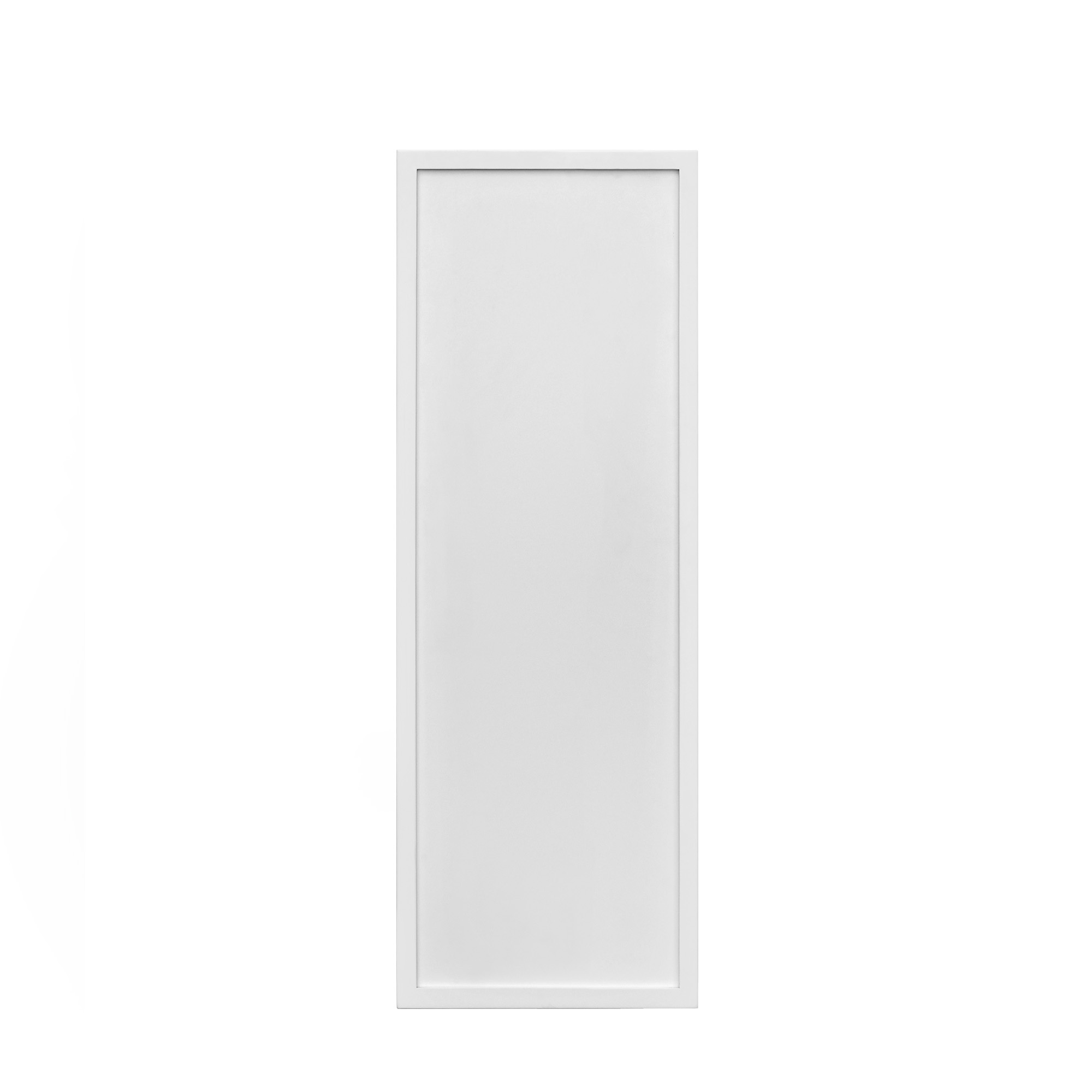 Slim White Shaker - 9"W × 30"H Standard Wall Cabinet 1-Door 2-Adjustable Shelves