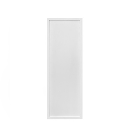 Slim White Shaker - 9"W × 30"H Standard Wall Cabinet 1-Door 2-Adjustable Shelves