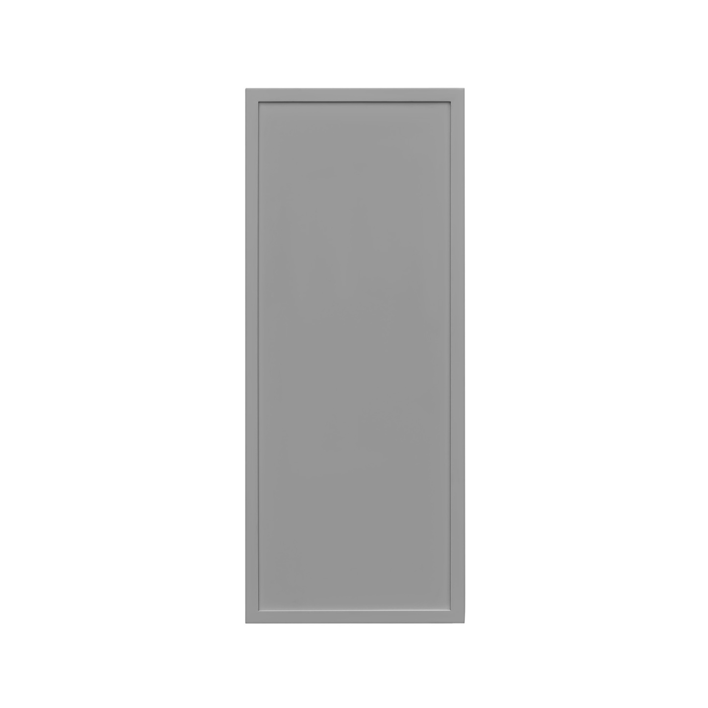 White Box Gray Slim - 9"W × 36"H Standard Wall Cabinet 1-Door 3-Adjustable shelves