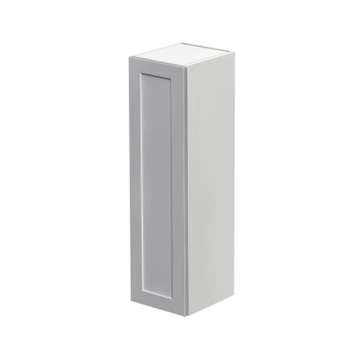 Mallorca Dolphin Gray Shaker - 09"W × 42"H Standard Wall Cabinet