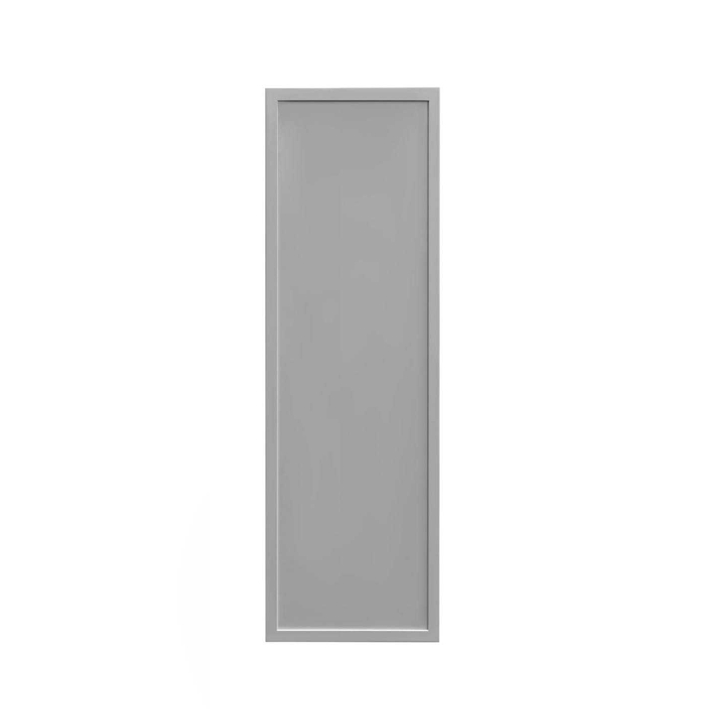 Shady Gray Slim Shaker - 09"W × 42"H Standard Wall Cabinet