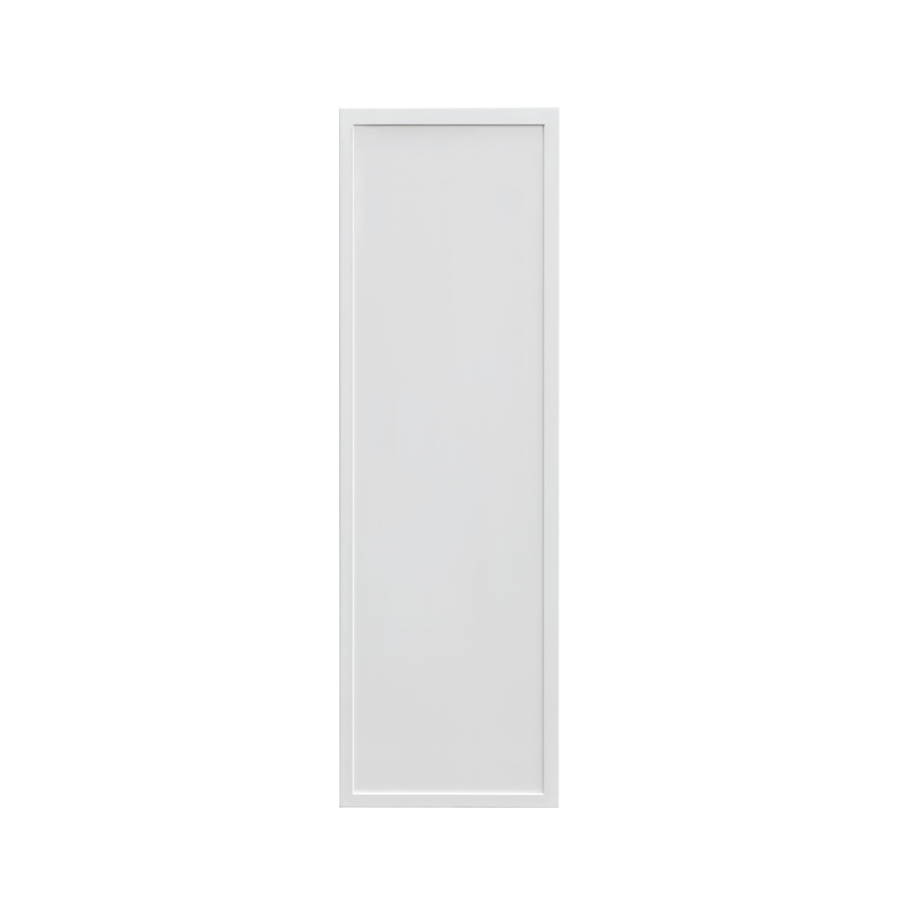 Shady Slim White Shaker - 09"W × 42"H Standard Wall Cabinet