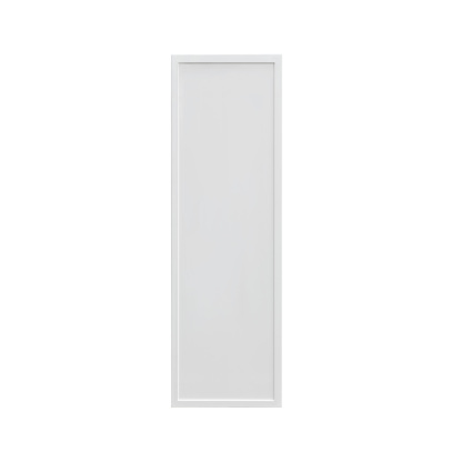 Shady Slim White Shaker - 09"W × 42"H Standard Wall Cabinet