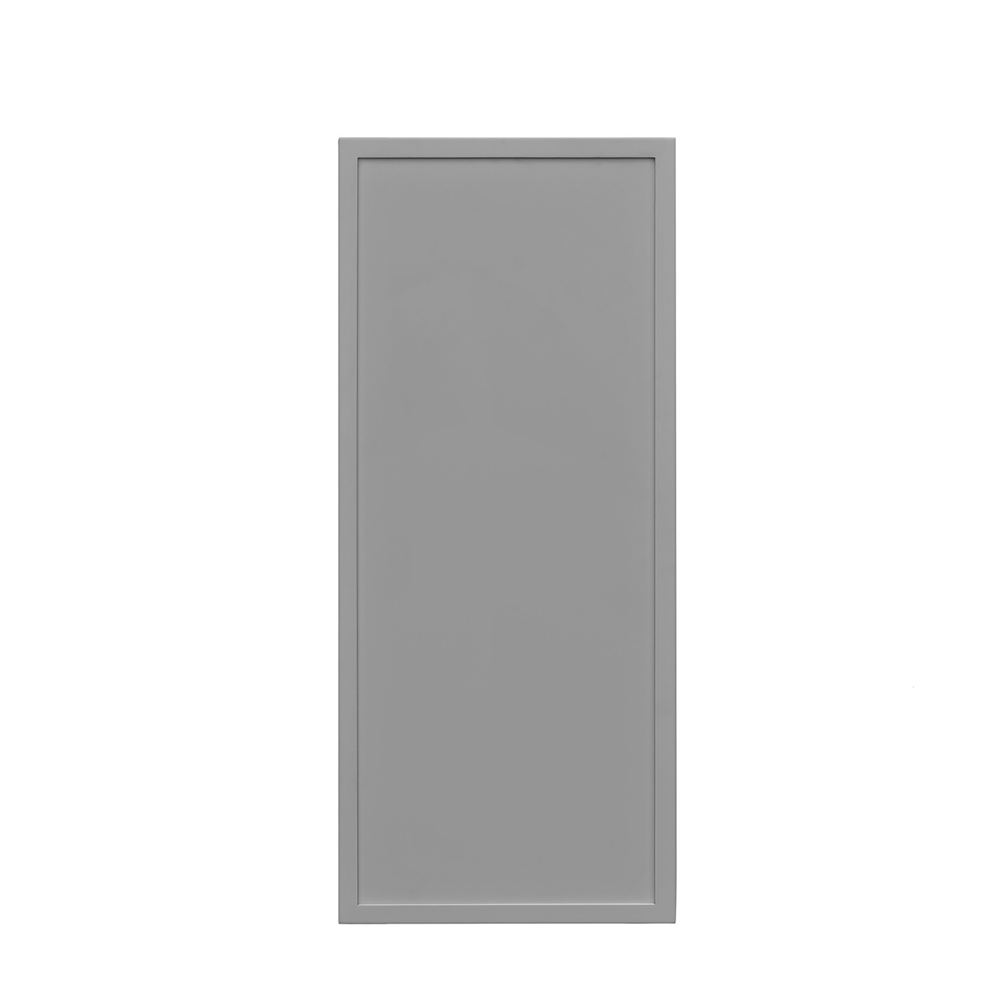 White Box Gray Slim - 12"W × 30"H Standard Wall Cabinet 1-Door 2-Adjustable Shelves