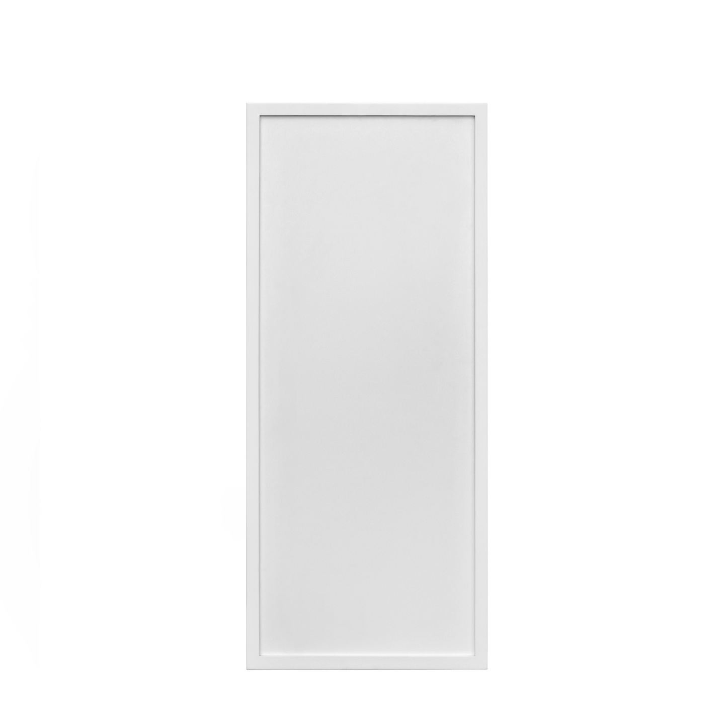 Slim White Shaker - 12"W × 30"H Standard Wall Cabinet 1-Door 2-Adjustable Shelves