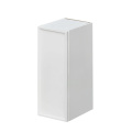 Slim White Shaker - 12"W × 30"H Standard Wall Cabinet 1-Door 2-Adjustable Shelves