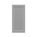 White Box Gray Shaker - 12"W × 36"H Standard Wall Cabinet 1-Door 3-Adjustable shelves