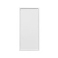 Slim White Shaker - 12"W × 36"H Standard Wall Cabinet 1-Door 3-Adjustable shelves