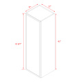 Shady Slim White Shaker - 12"W × 42"H Standard Wall Cabinet