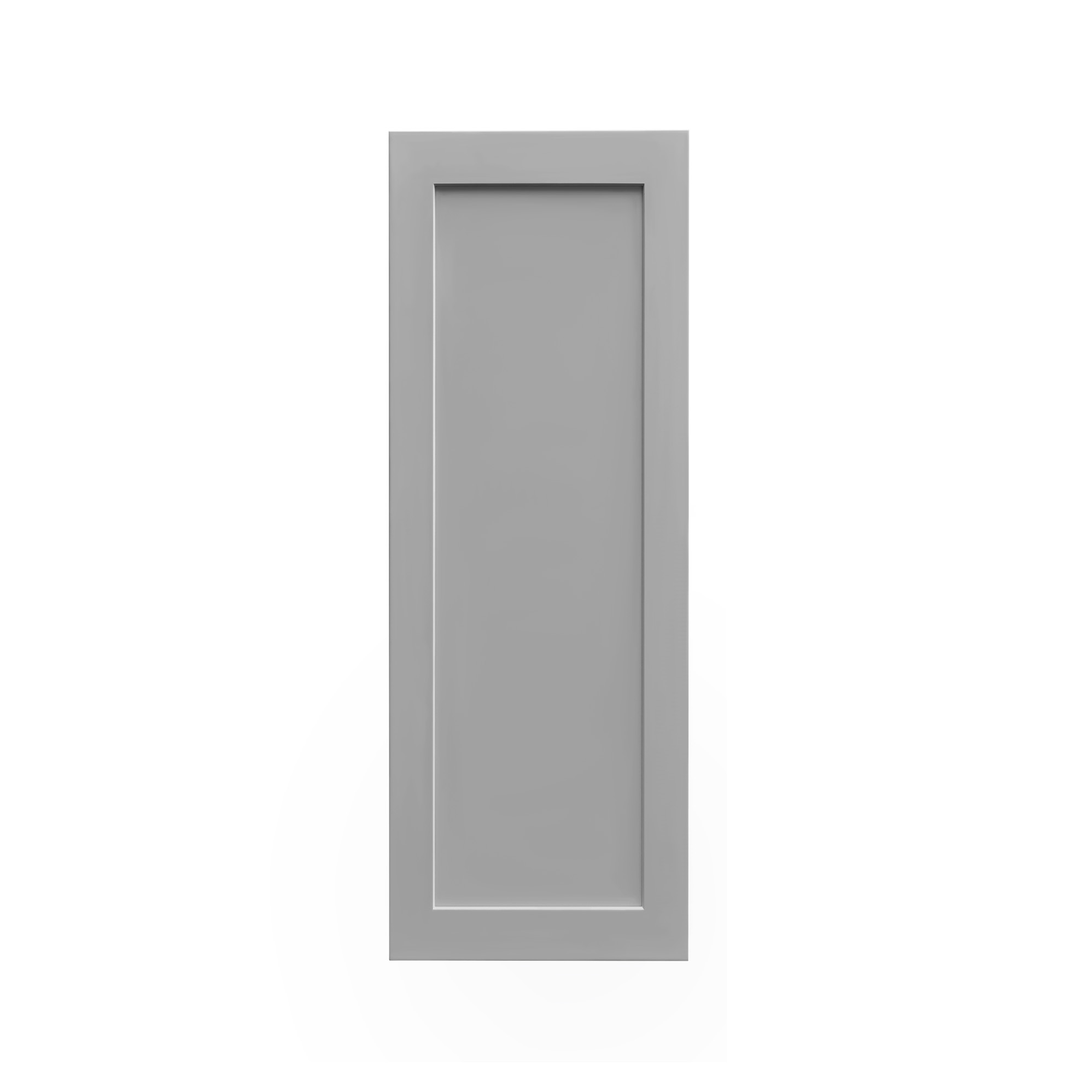 Mallroca Dolphin Gray Shaker - 12"W × 42"H Standard Wall Cabinet