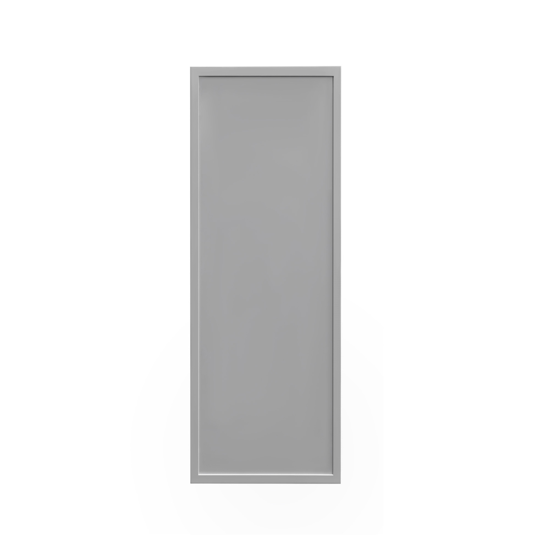 Shady Gray Slim Shaker - 12"W × 42"H Standard Wall Cabinet