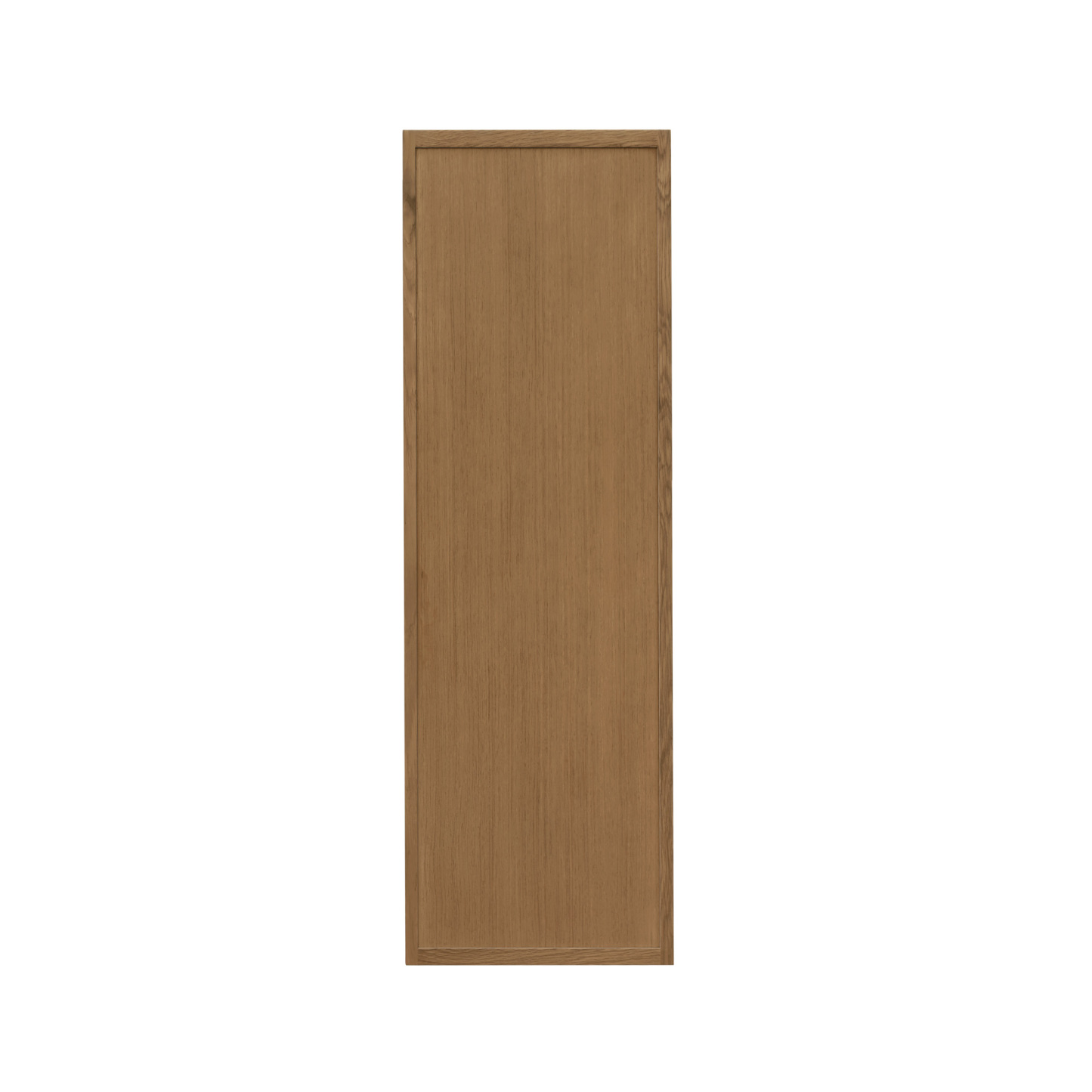 Shady Slim Oak Shaker - 12"W × 42"H Standard Wall Cabinet