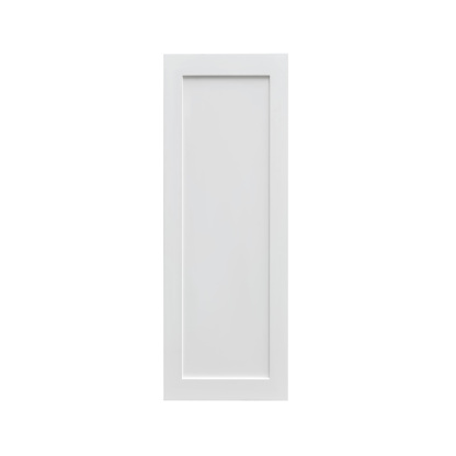 Mallorca White Shaker - 12"W × 42"H Standard Wall Cabinet