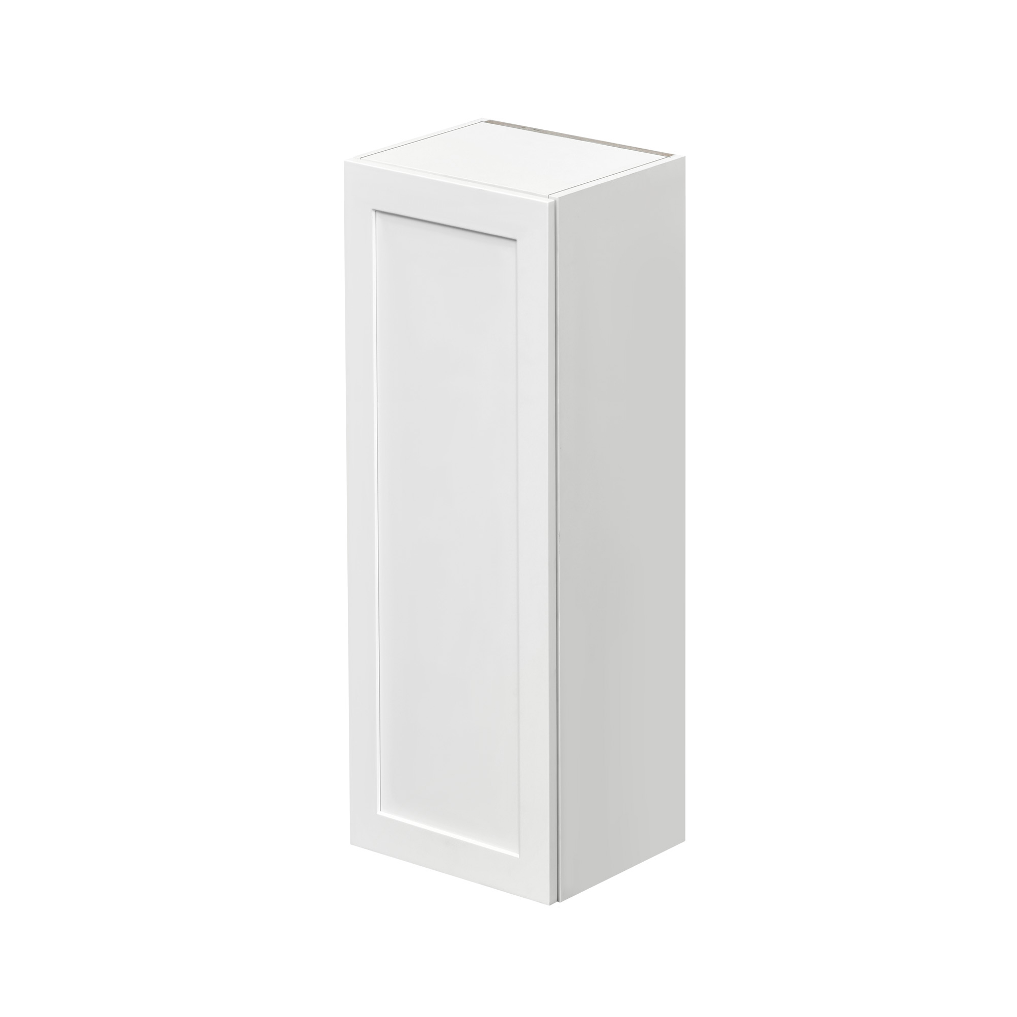 Mallorca White Shaker - 12"W × 42"H Standard Wall Cabinet